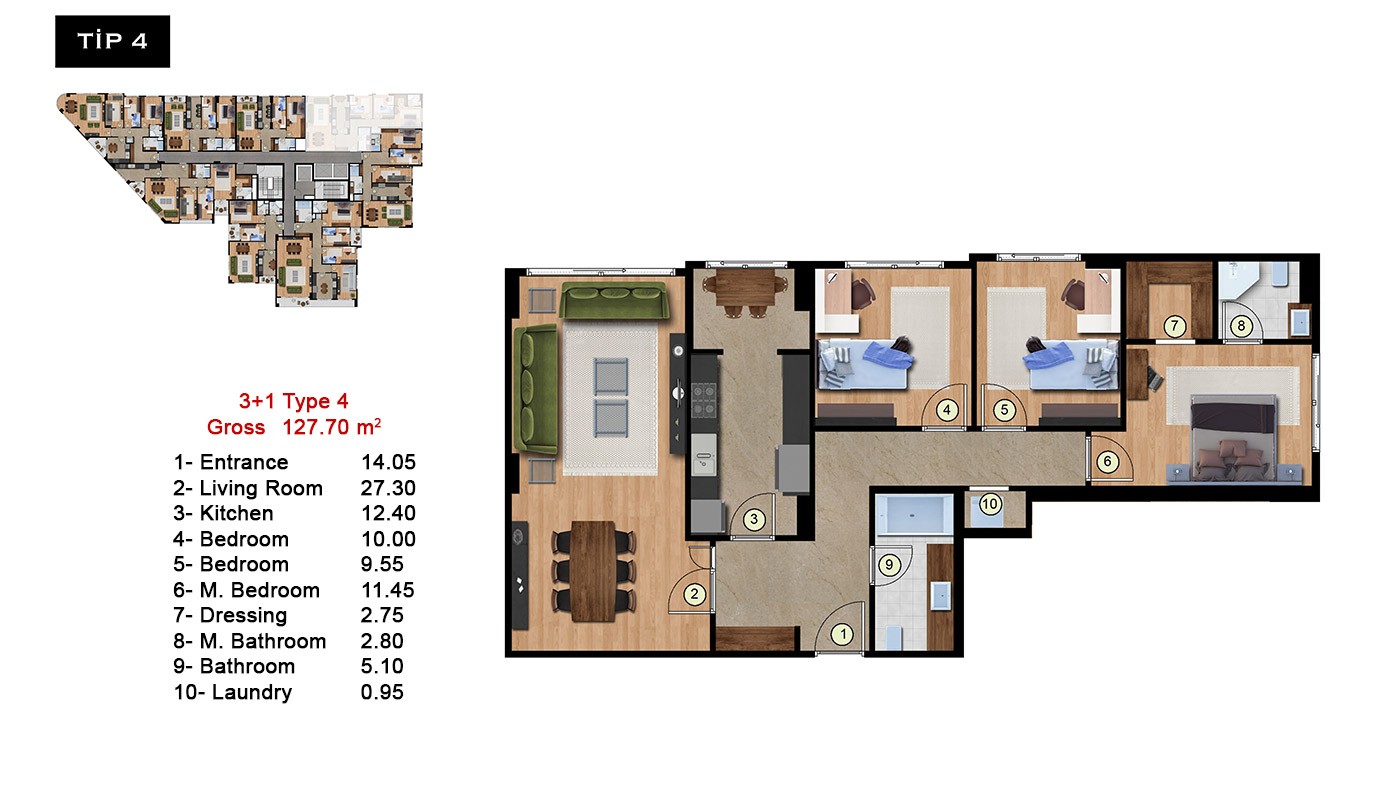Exclusive Apartments in High-End Complex in Istanbul - 15717