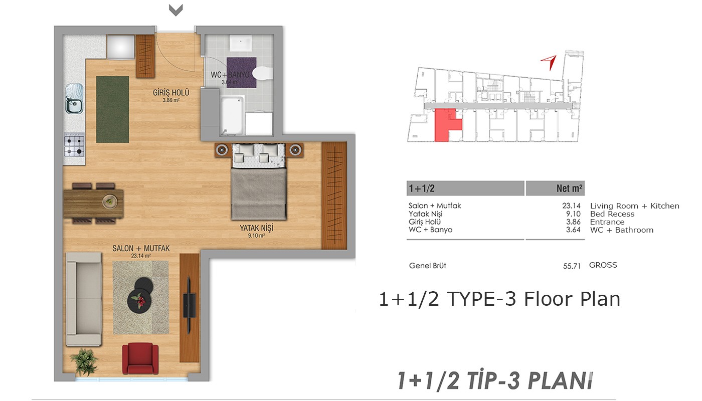 Centrally Located Apartments Near the Highway in Istanbul - 15780