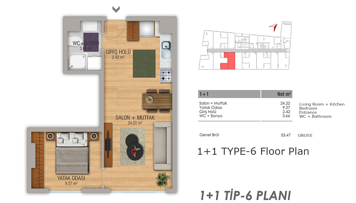 Centrally Located Apartments Near the Highway in Istanbul - 15783