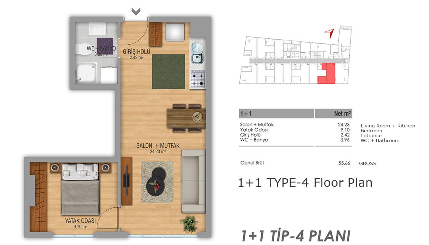 Centrally Located Apartments Near the Highway in Istanbul - 15785