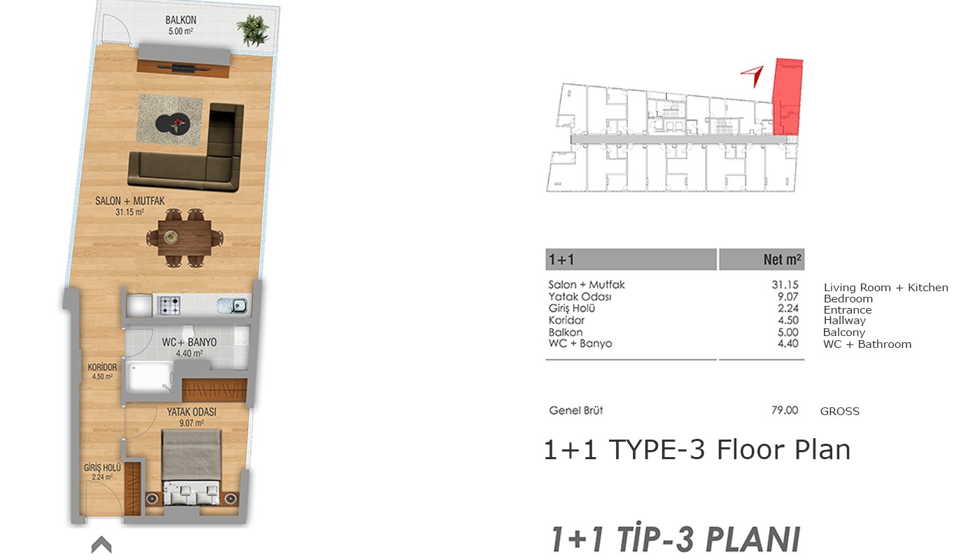 Centrally Located Apartments Near the Highway in Istanbul - 15786