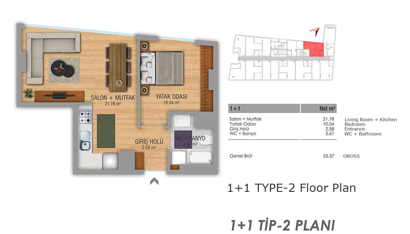 Centrally Located Apartments Near the Highway in Istanbul - 15787