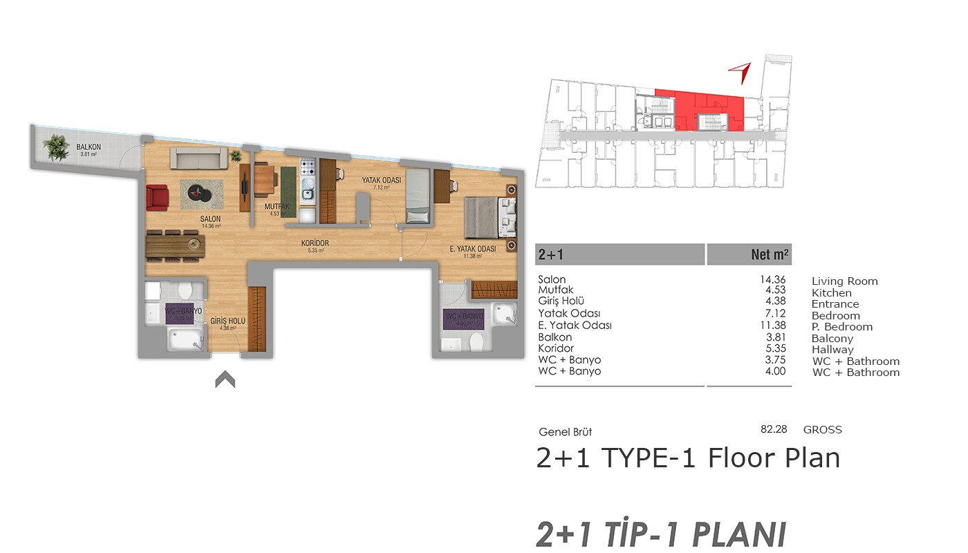 Centrally Located Apartments Near the Highway in Istanbul - 15791