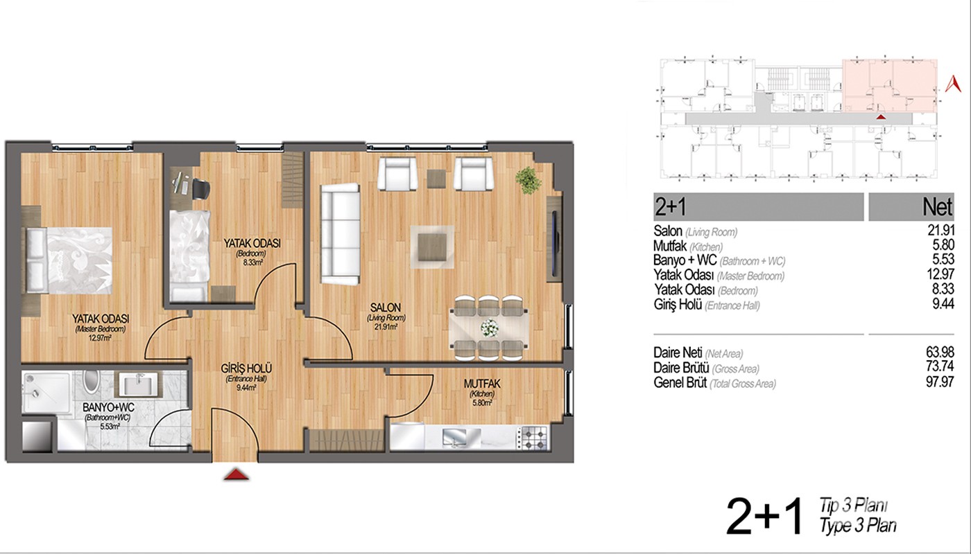 Modern Apartments Enriching Life Experience in Istanbul - 15847
