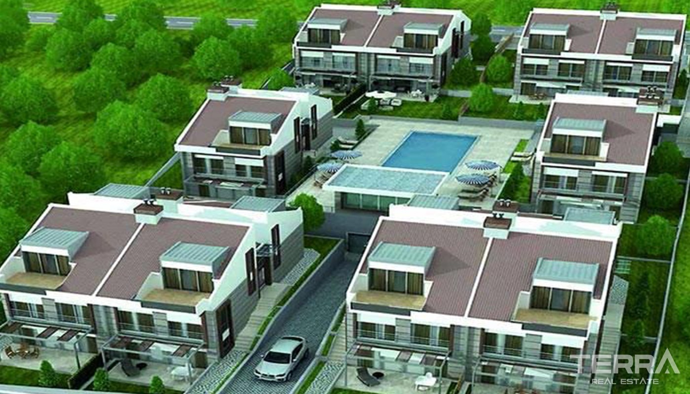 Schlüsselbereite exklusive Häuser mit privatem Garten in Istanbul - 15861