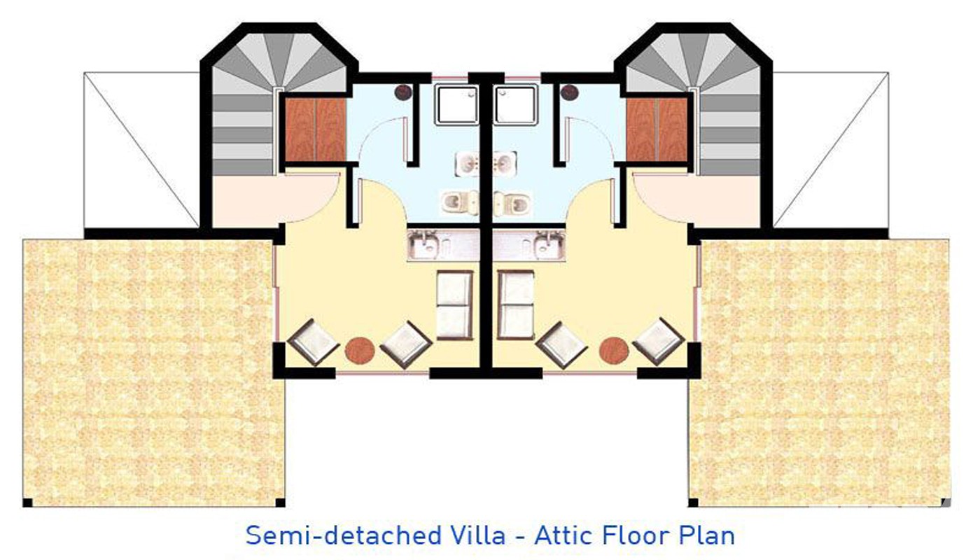 Semi-Detached Golf Villas in Belek Antalya - 15887