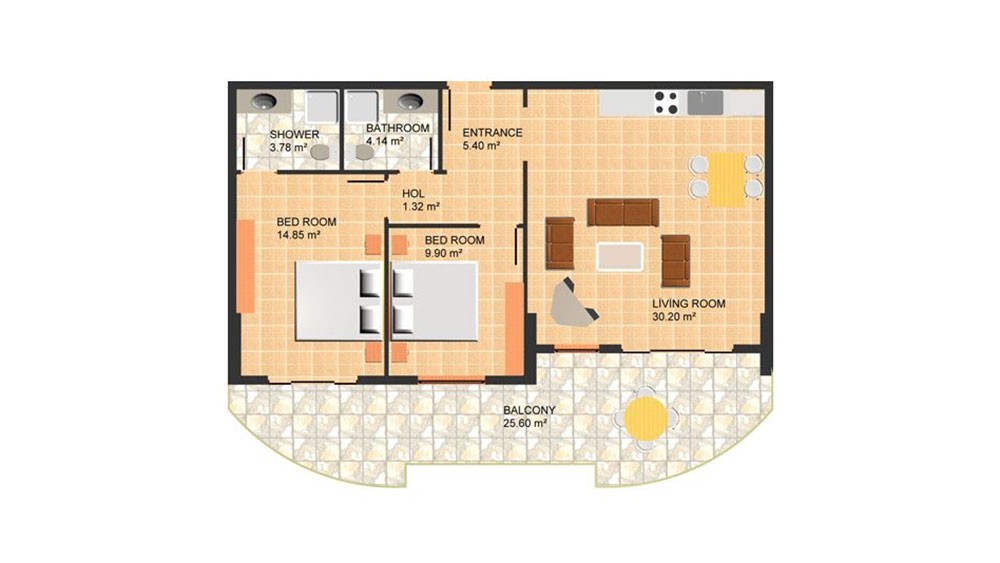 Fully Furnished Sea View Resale Apartment in Alanya  - 16296