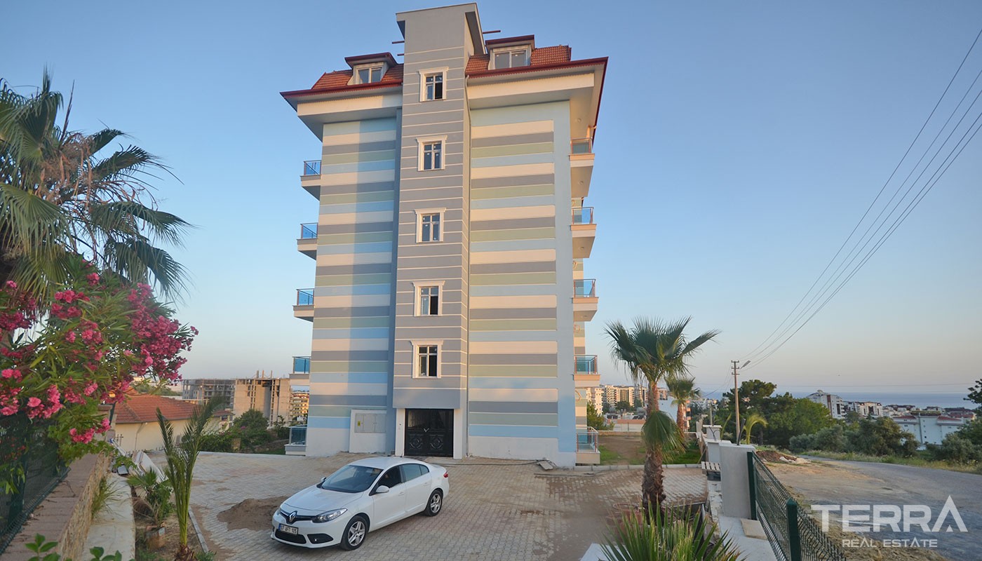 Sea-view Cheap Apartments With Seperate Kitchen in Alanya Avsallar - 38246