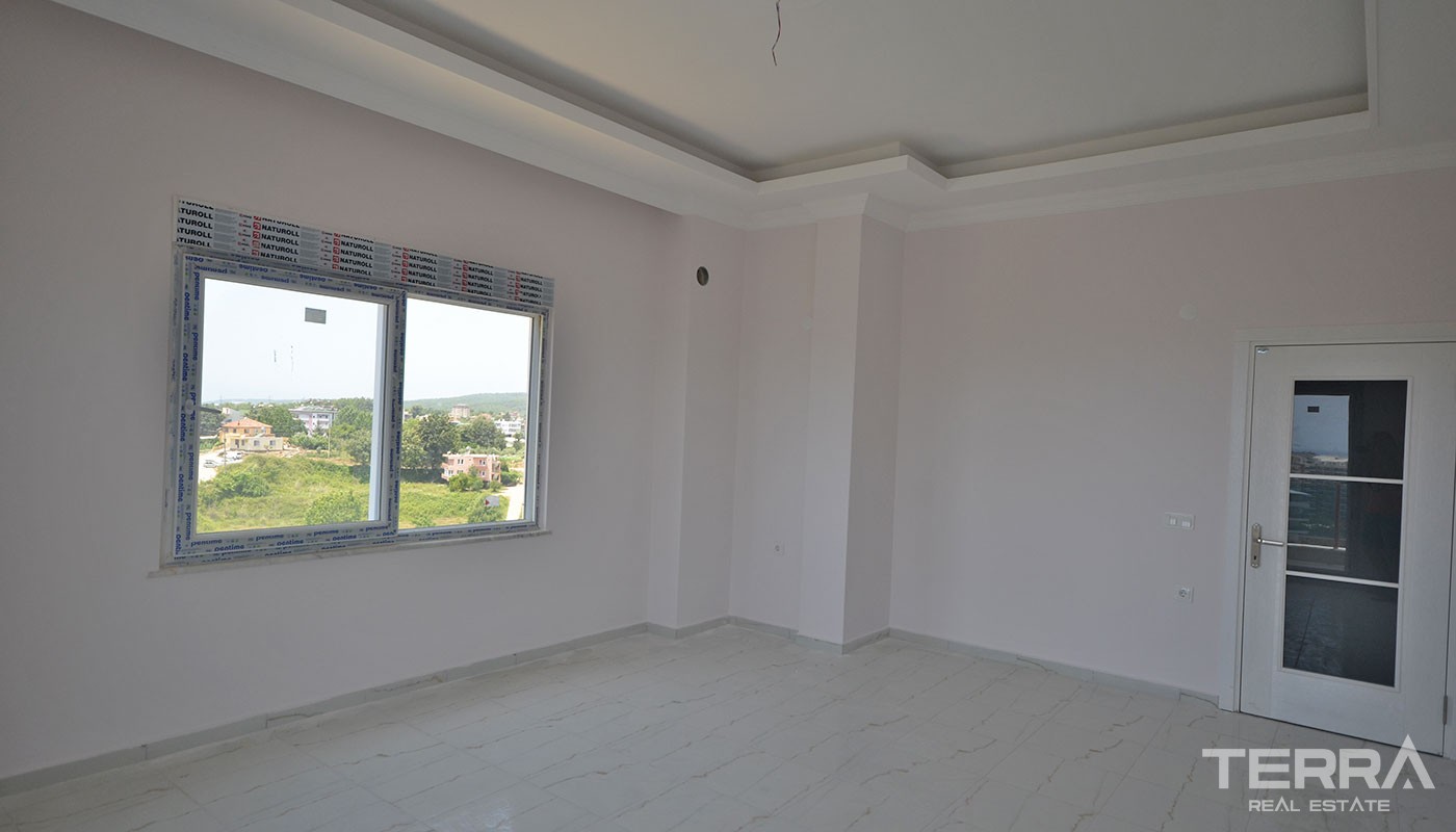 Sea-view Cheap Apartments With Seperate Kitchen in Alanya Avsallar - 38247