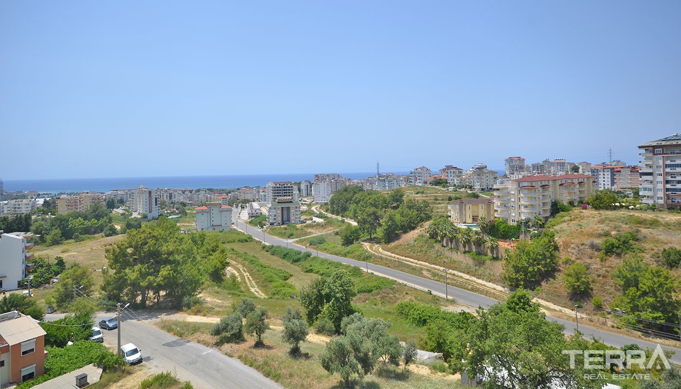 Sea-view Cheap Apartments With Seperate Kitchen in Alanya Avsallar - 38250