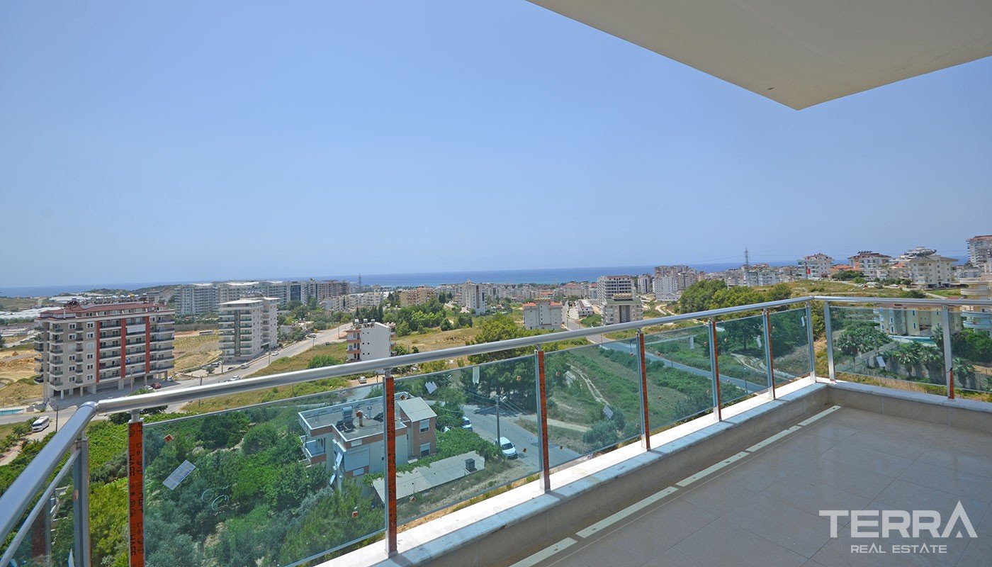 Sea-view Cheap Apartments With Seperate Kitchen in Alanya Avsallar