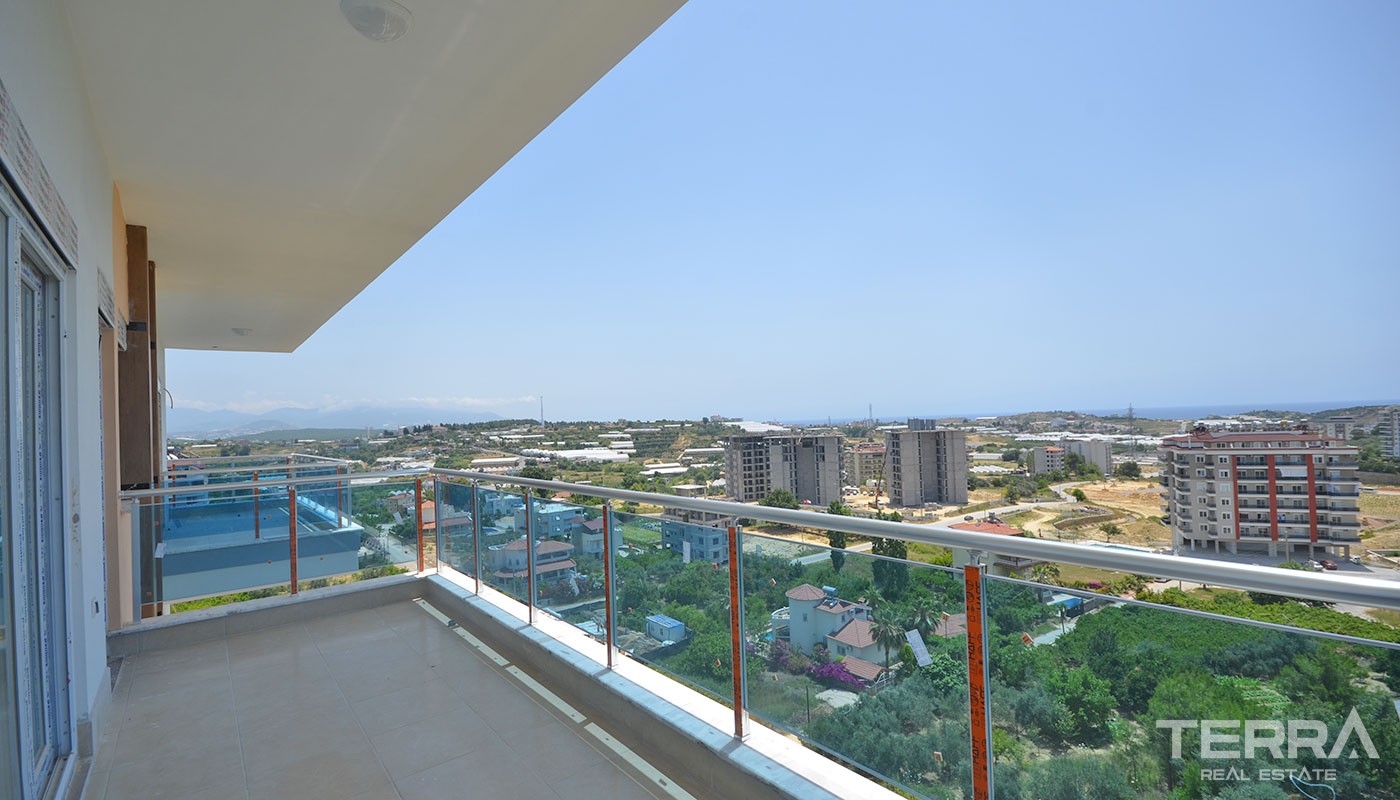 Sea-view Cheap Apartments With Seperate Kitchen in Alanya Avsallar - 38253