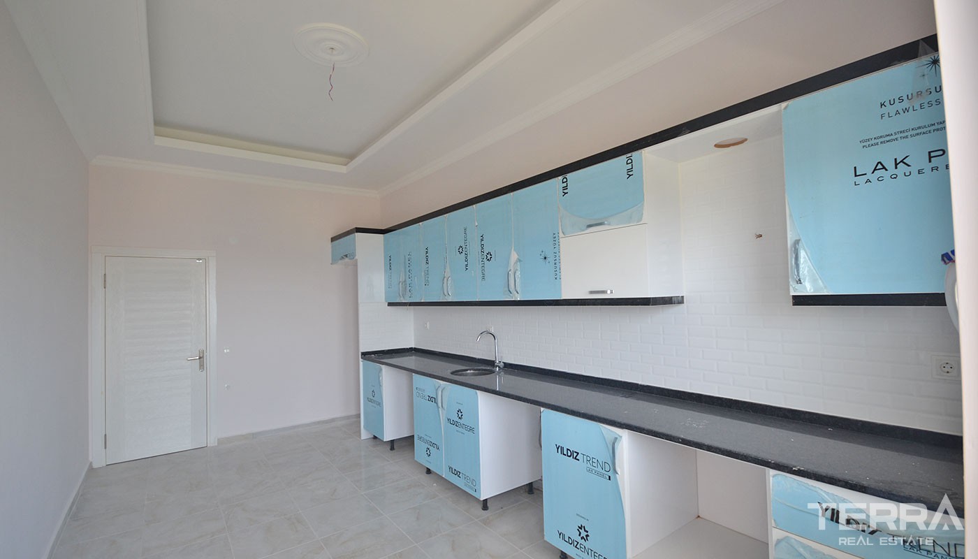 Sea-view Cheap Apartments With Seperate Kitchen in Alanya Avsallar - 38254