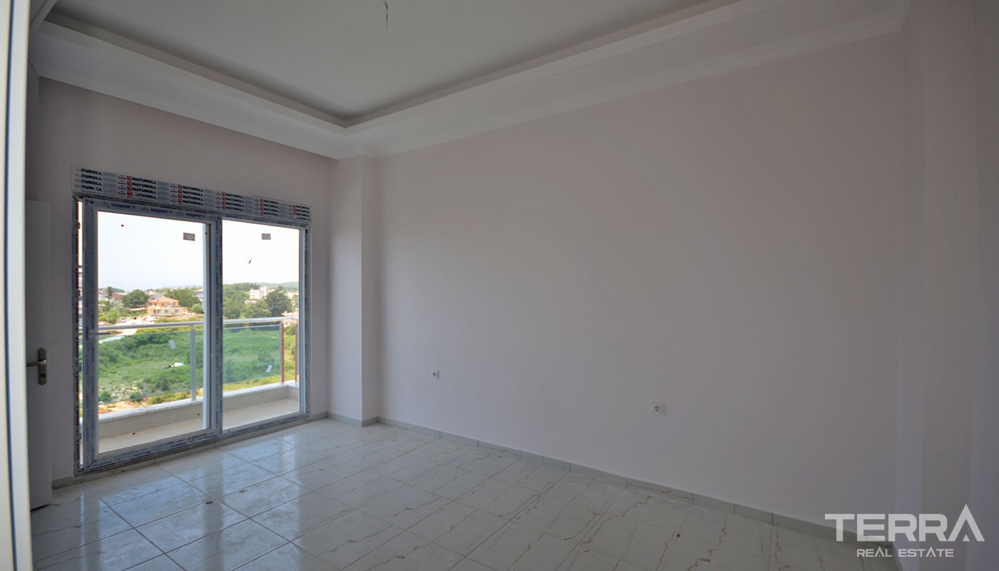 Sea-view Cheap Apartments With Seperate Kitchen in Alanya Avsallar - 38256