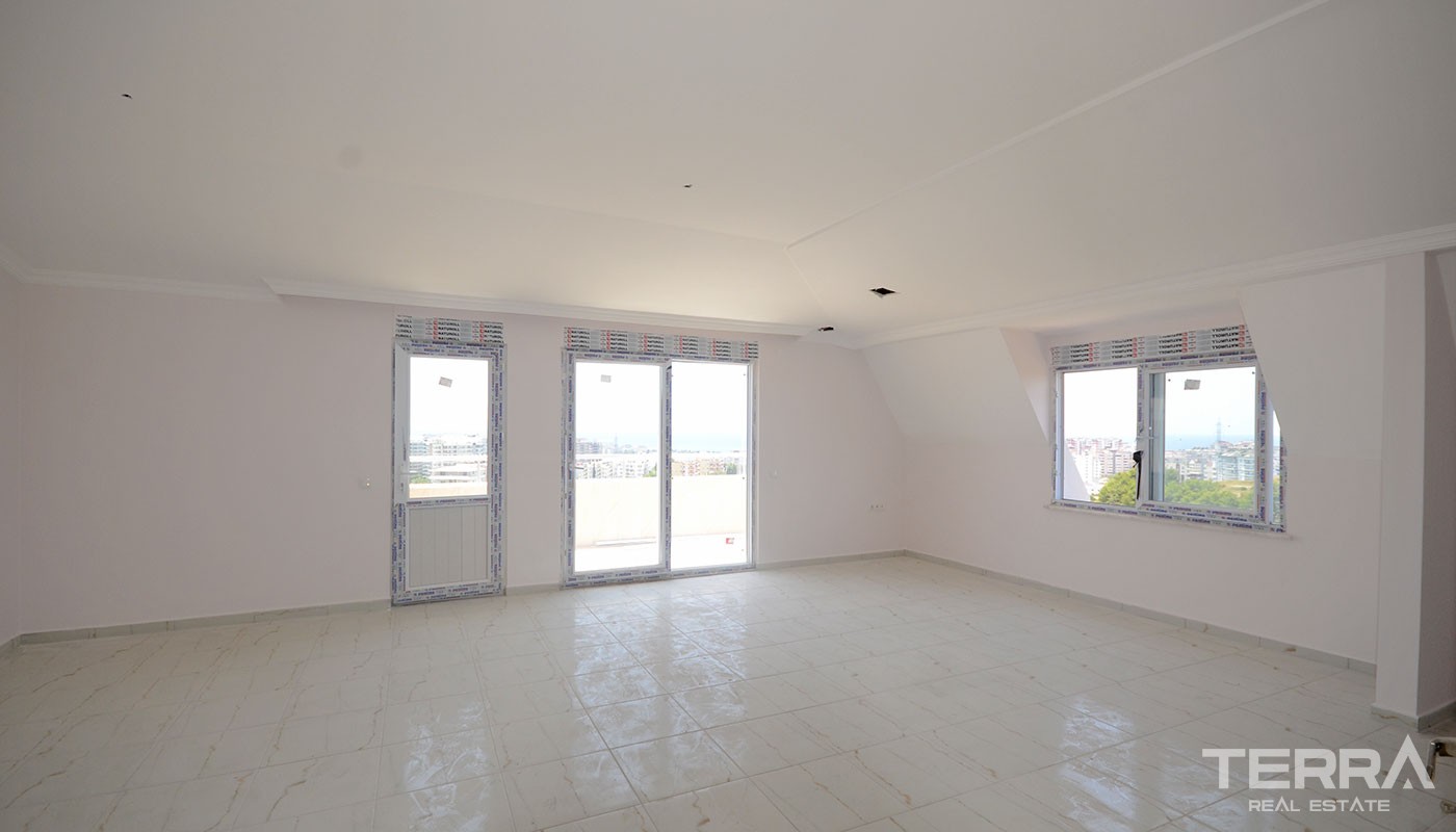 Sea-view Cheap Apartments With Seperate Kitchen in Alanya Avsallar - 38259