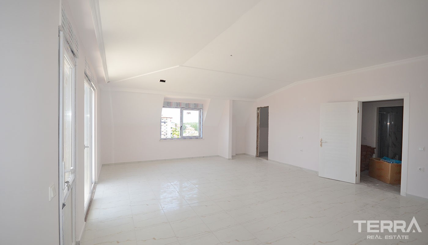 Sea-view Cheap Apartments With Seperate Kitchen in Alanya Avsallar - 38260
