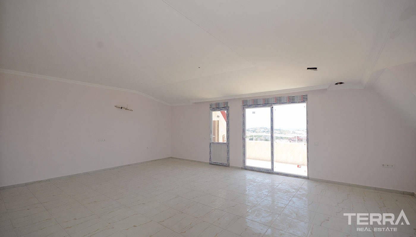 Sea-view Cheap Apartments With Seperate Kitchen in Alanya Avsallar - 38261