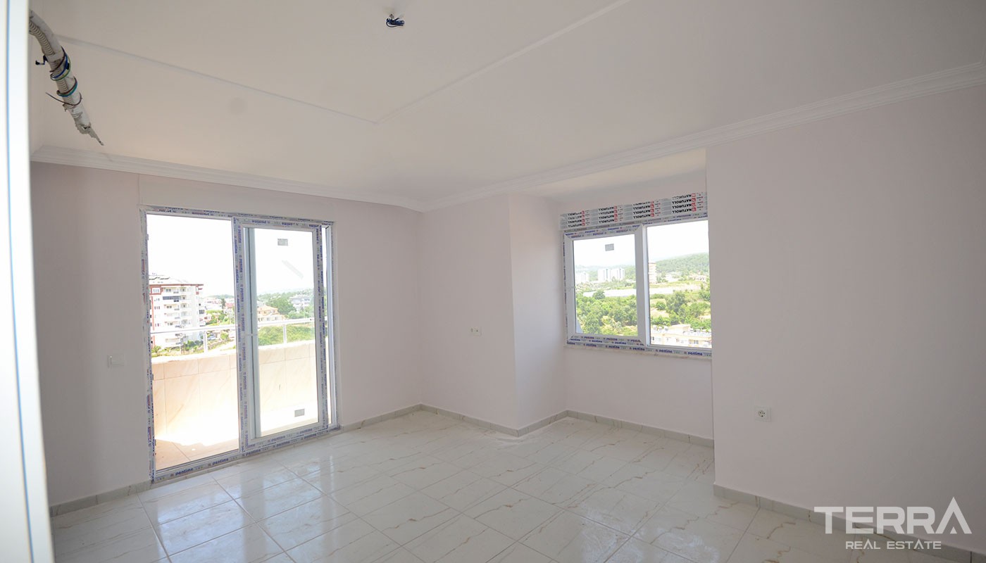 Sea-view Cheap Apartments With Seperate Kitchen in Alanya Avsallar - 38263