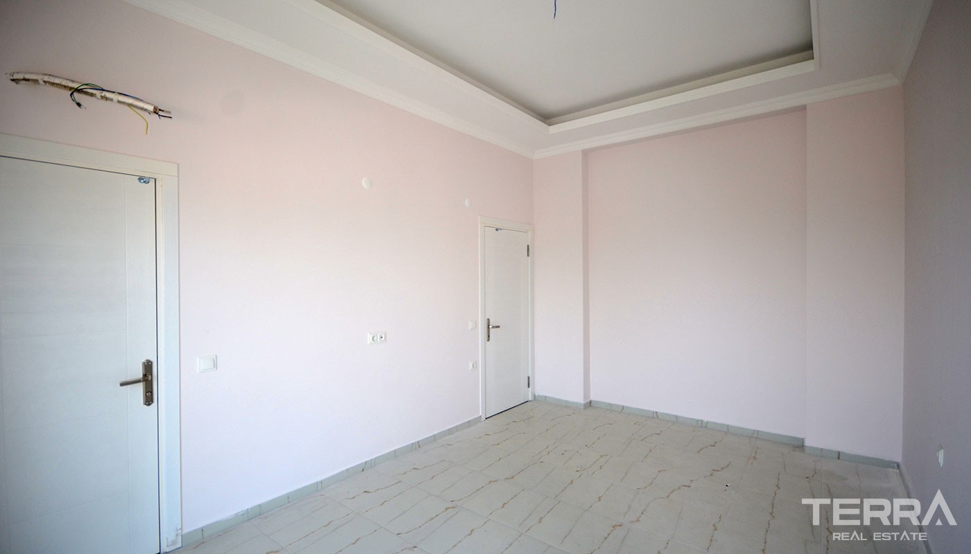 Sea-view Cheap Apartments With Seperate Kitchen in Alanya Avsallar - 38270