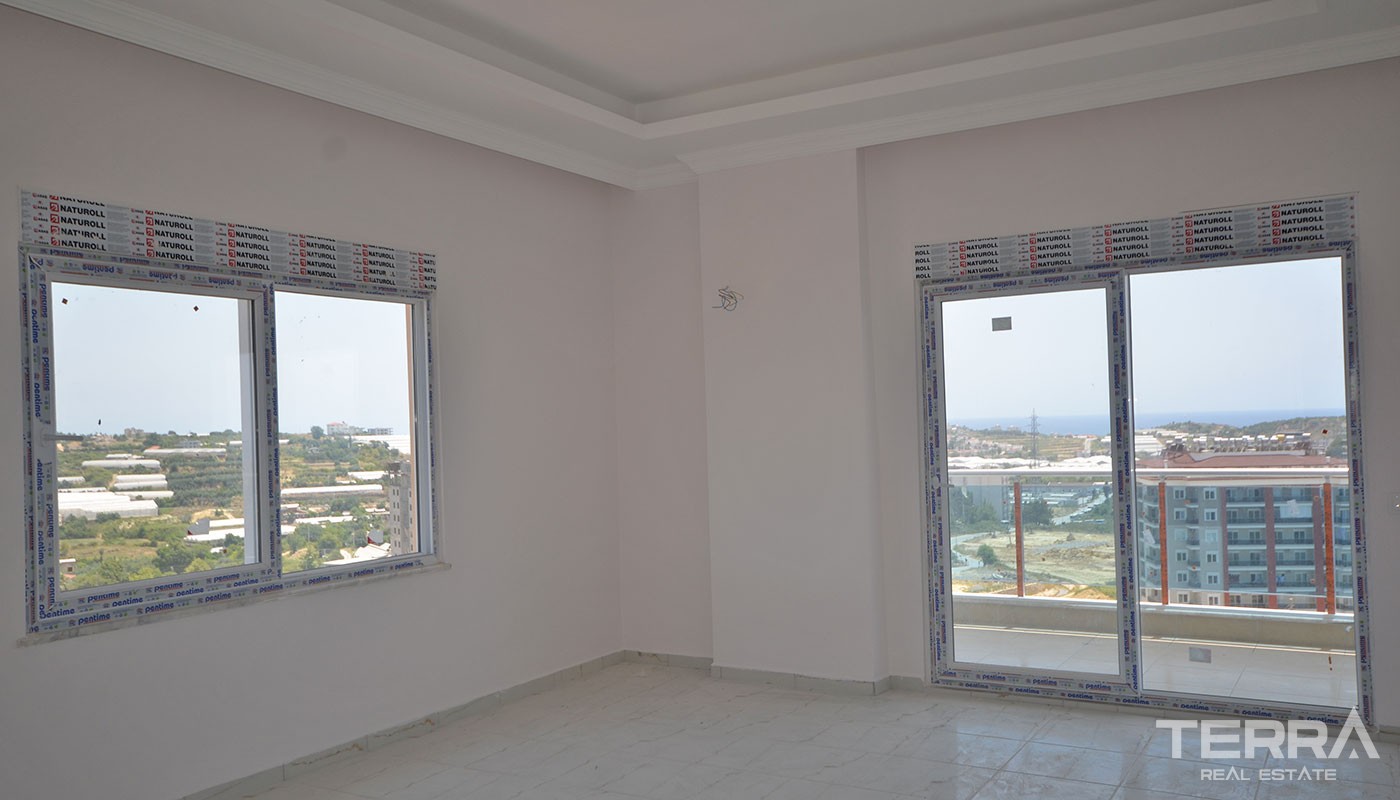 Sea-view Cheap Apartments With Seperate Kitchen in Alanya Avsallar - 38277
