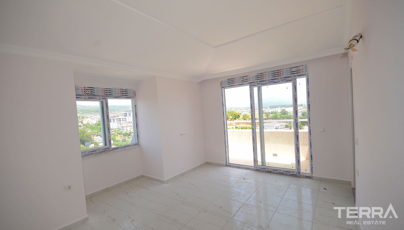 Sea-view Cheap Apartments With Seperate Kitchen in Alanya Avsallar - 38278