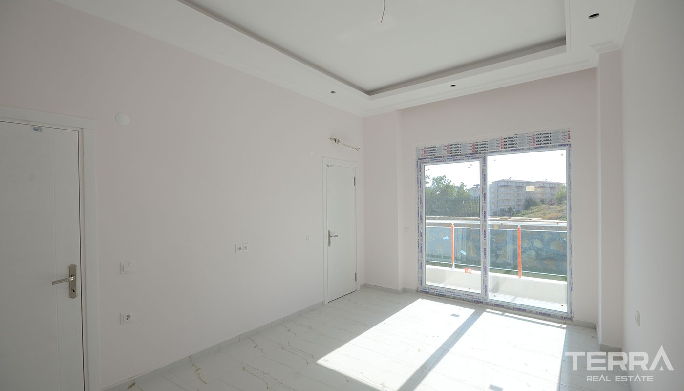 Sea-view Cheap Apartments With Seperate Kitchen in Alanya Avsallar - 38285