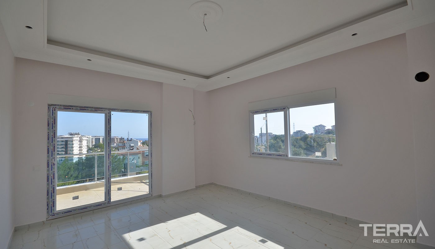 Sea-view Cheap Apartments With Seperate Kitchen in Alanya Avsallar - 38291