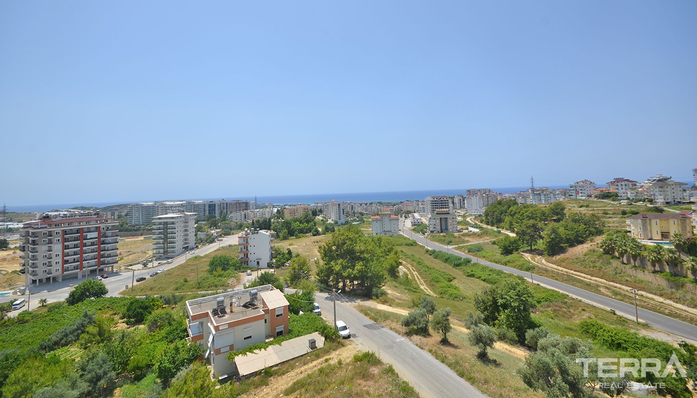 Sea-view Cheap Apartments With Seperate Kitchen in Alanya Avsallar - 38296