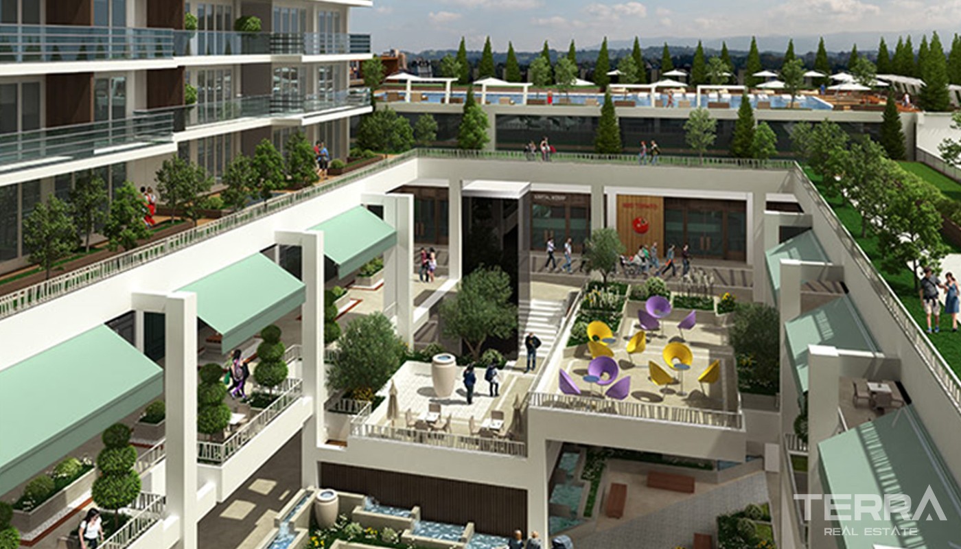 Futuristic Apartments in Istanbul on the Anatolian Side - 16258