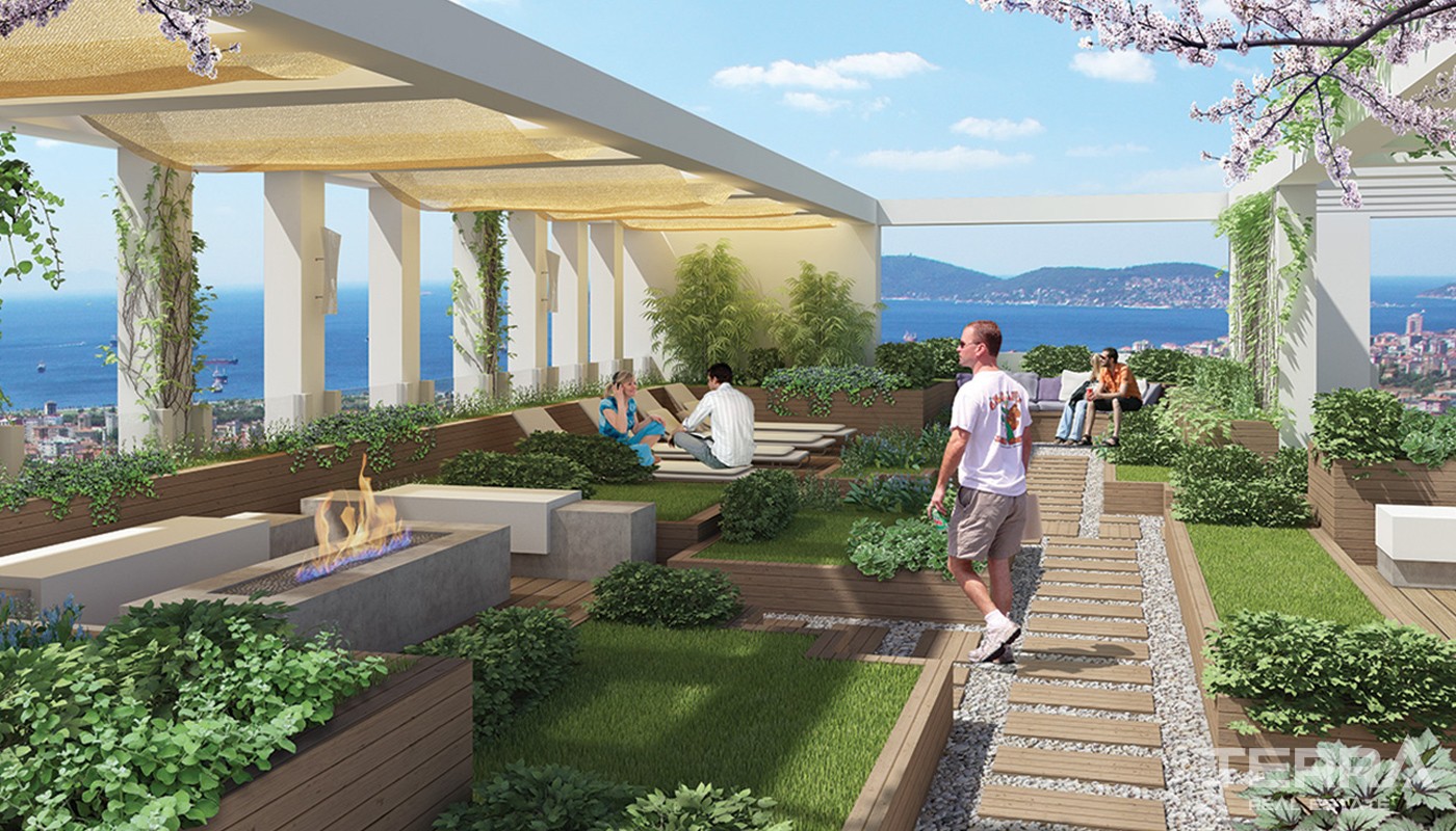 Futuristic Apartments in Istanbul on the Anatolian Side - 16268