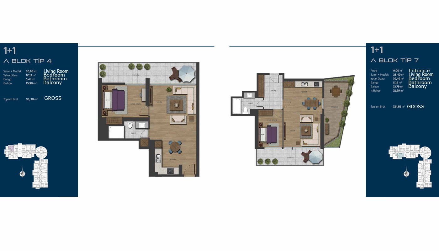 Futuristic Apartments in Istanbul on the Anatolian Side - 16270