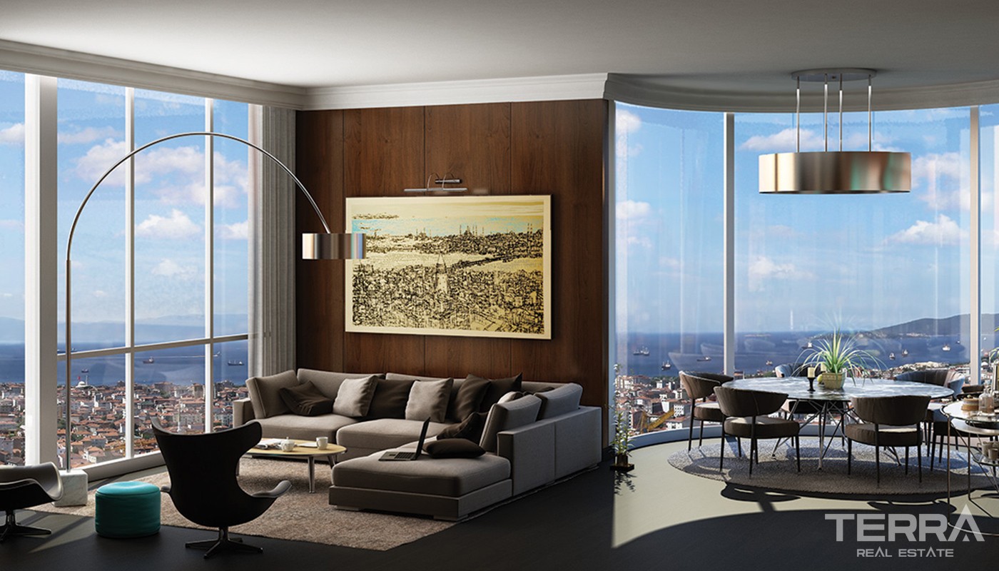 Futuristic Apartments in Istanbul on the Anatolian Side - 16271