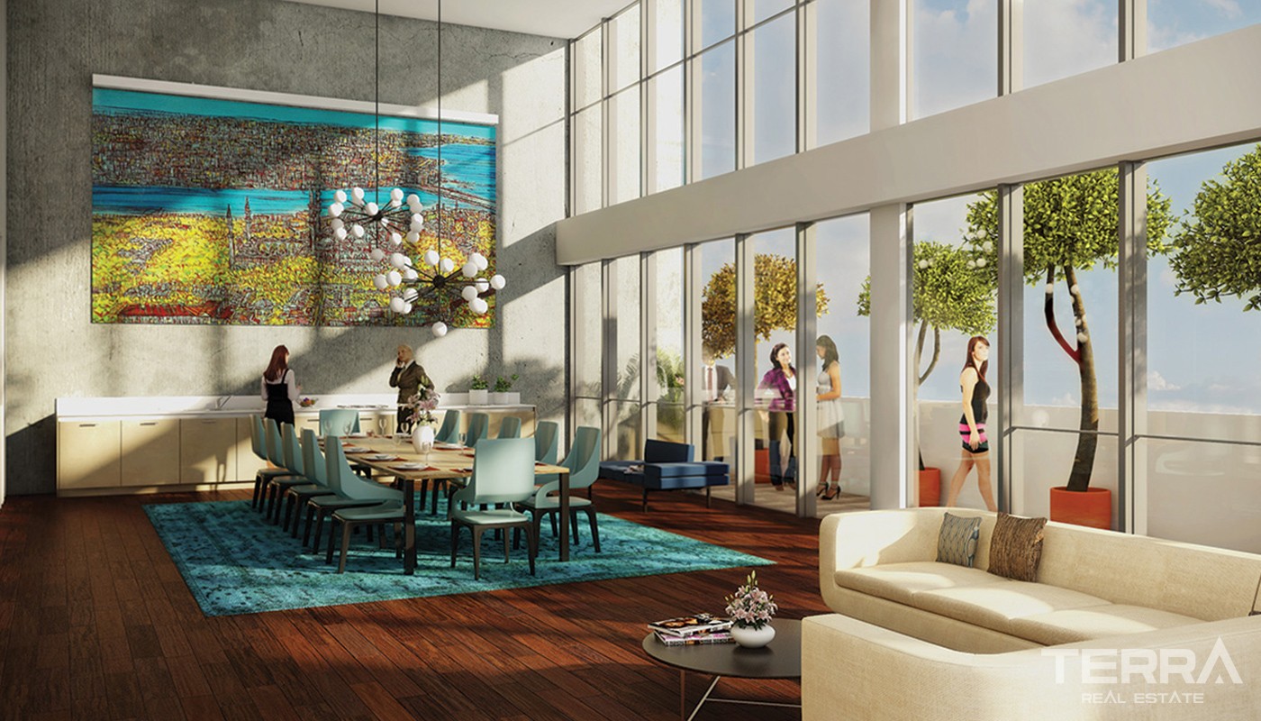 Futuristic Apartments in Istanbul on the Anatolian Side - 16283
