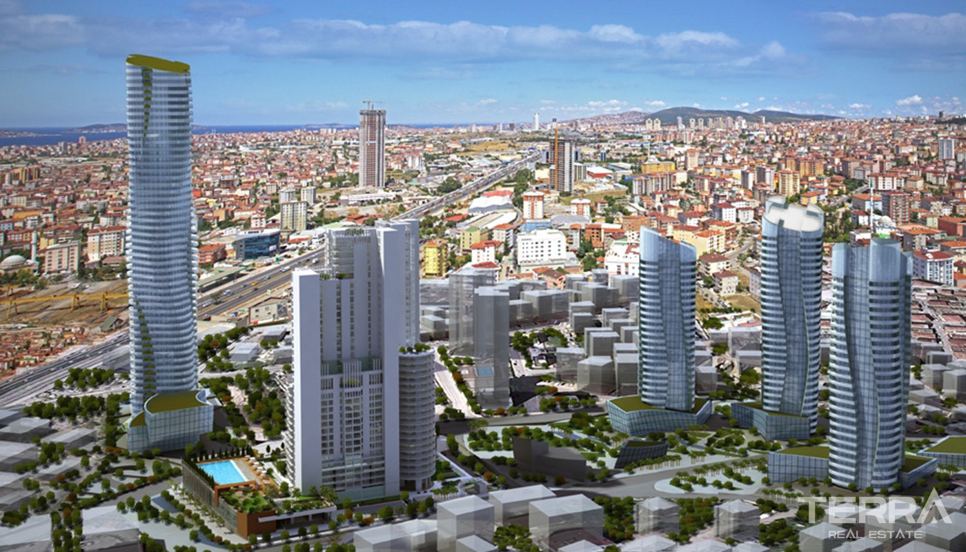 Futuristic Apartments in Istanbul on the Anatolian Side - 16284