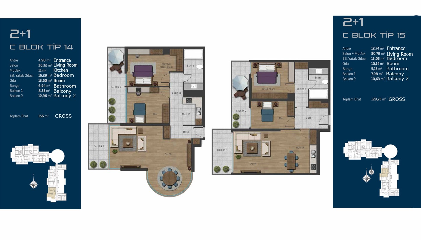 Futuristic Apartments in Istanbul on the Anatolian Side - 16285