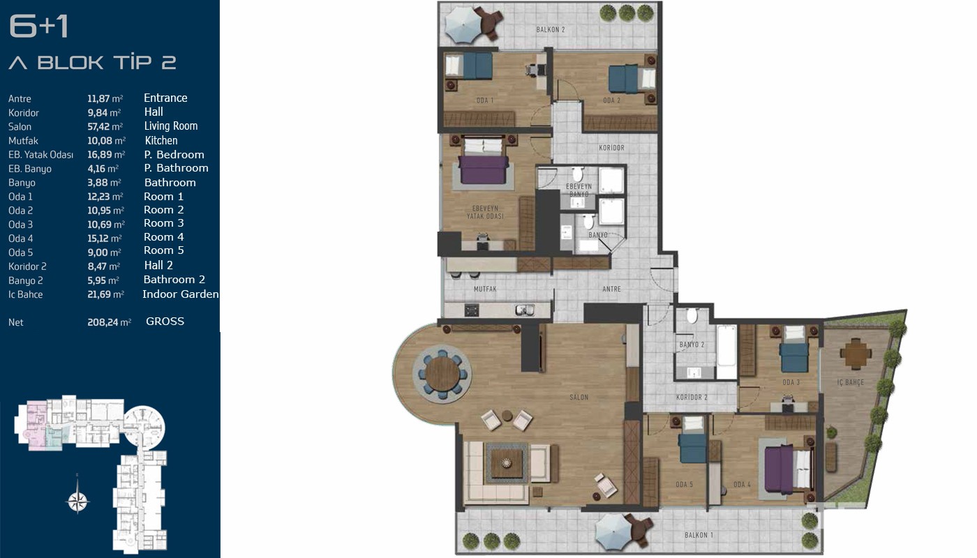 Futuristic Apartments in Istanbul on the Anatolian Side - 16294