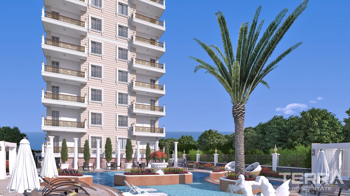 Beach-front Ultra-luxury Apartments for Sale in Alanya Mahmutlar - 16408