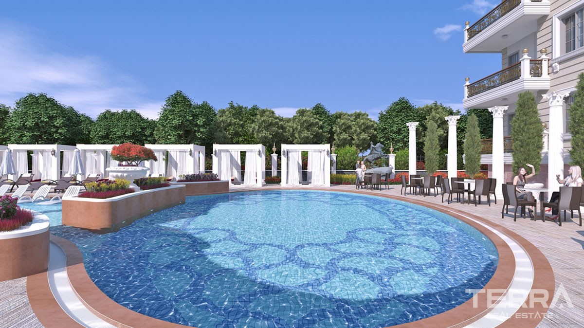 Beach-front Ultra-luxury Apartments for Sale in Alanya Mahmutlar - 16409