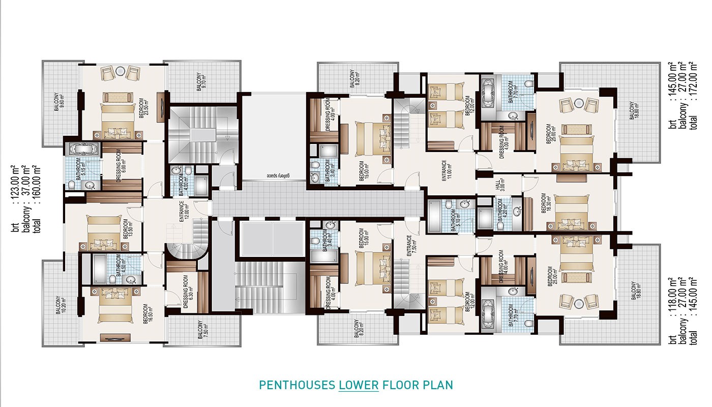 Beach-front Ultra-luxury Apartments for Sale in Alanya Mahmutlar - 16767