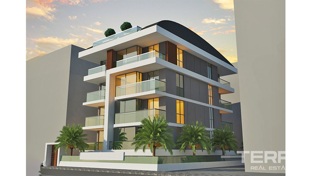 Erschwingliche Luxuswohnungen in bester Lage in Alanya - 30151