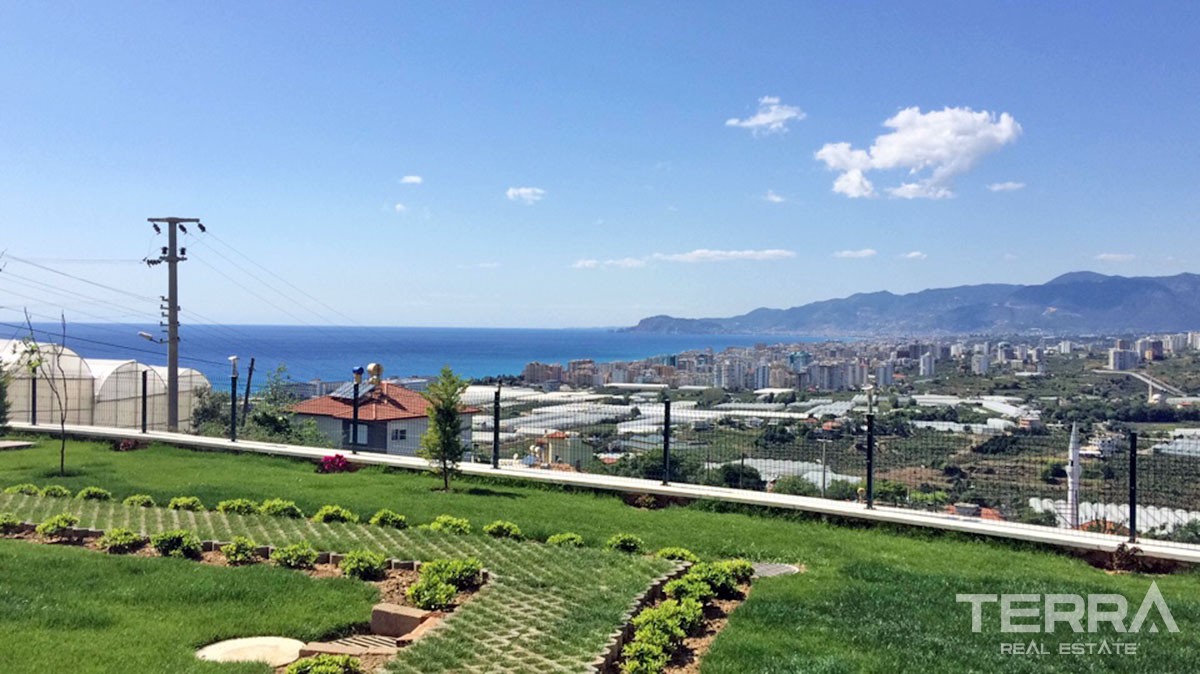 Sea View Luxury Apartments for Sale in Alanya Kargıcak - 16849