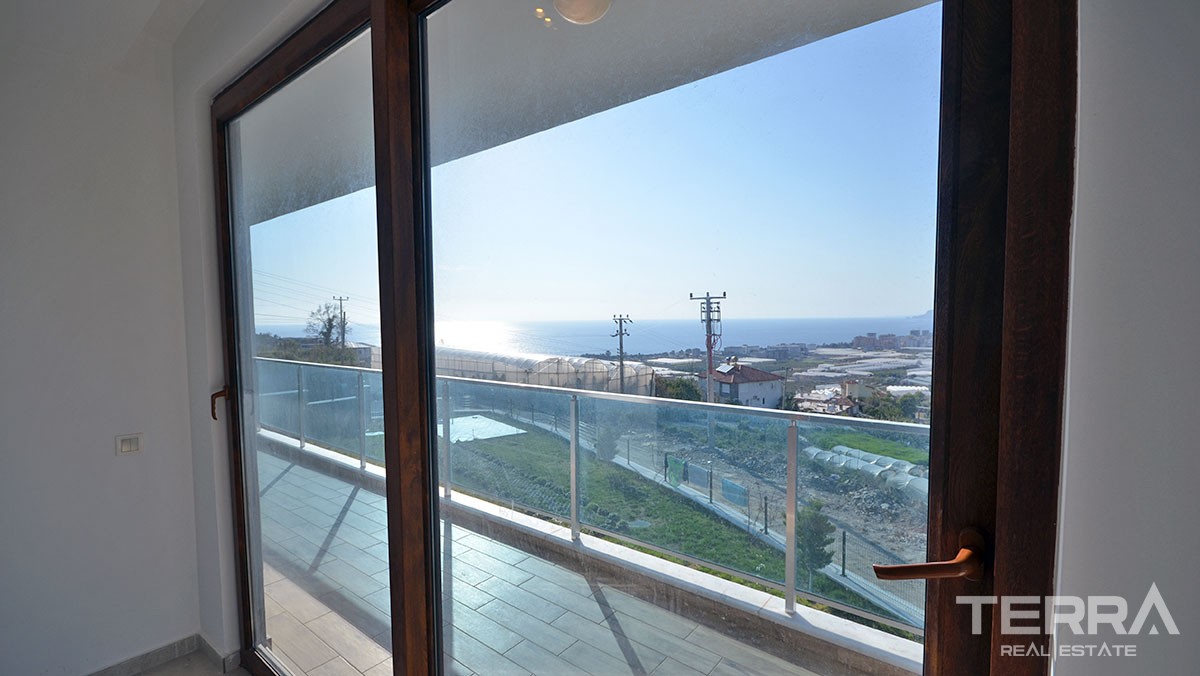 Sea View Luxury Apartments for Sale in Alanya Kargıcak - 20842