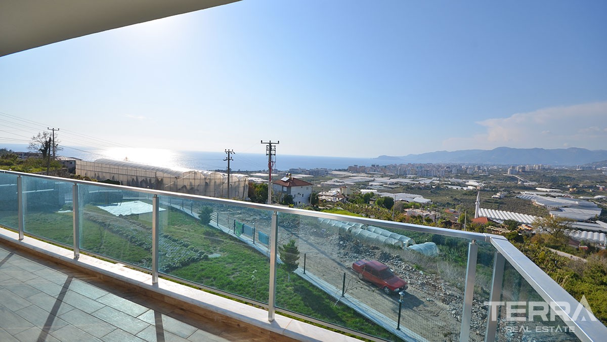 Sea View Luxury Apartments for Sale in Alanya Kargıcak - 20844
