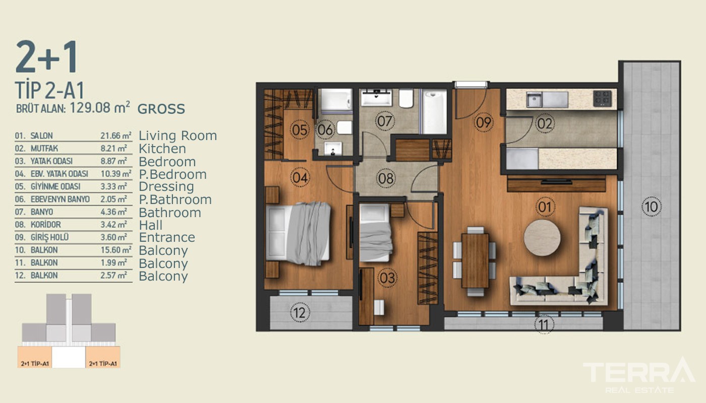 İstanbul Kağıthane'de Ultra-lüks Site İçinde Lüks Daireler - 16562