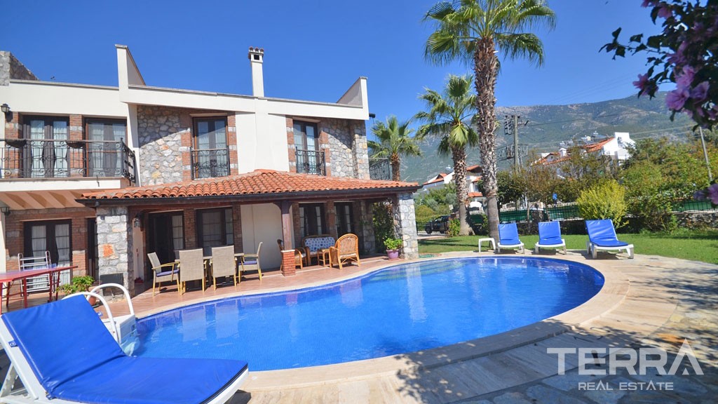 Fully Furnished Re-sale Villas in Fethiye With Private Swimming Pool - 16720