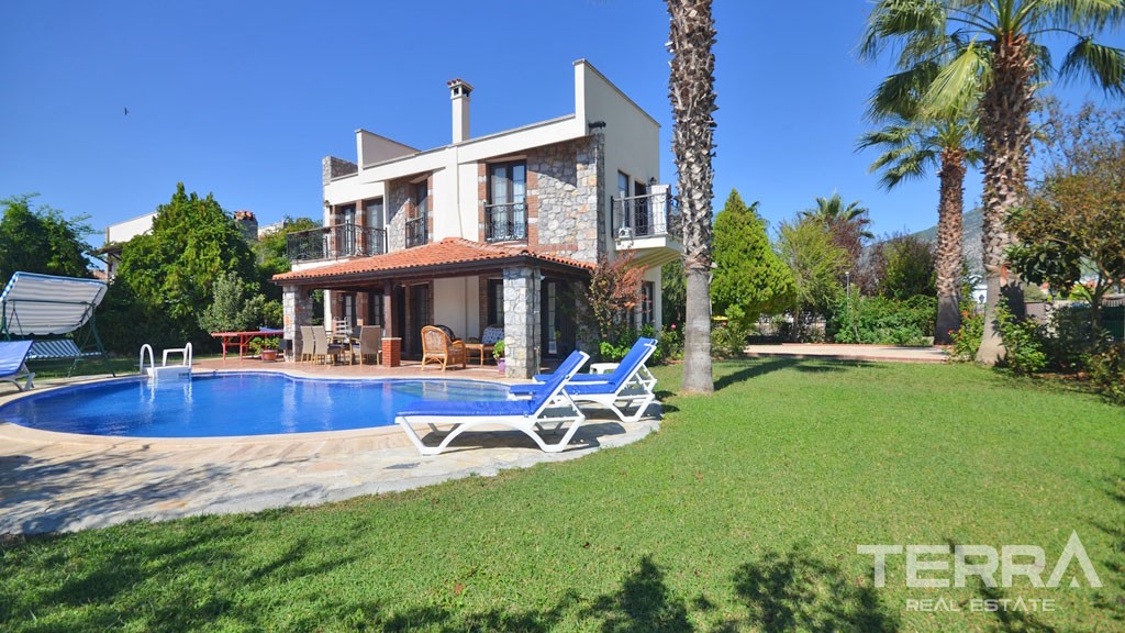 Fully Furnished Re-sale Villas in Fethiye With Private Swimming Pool