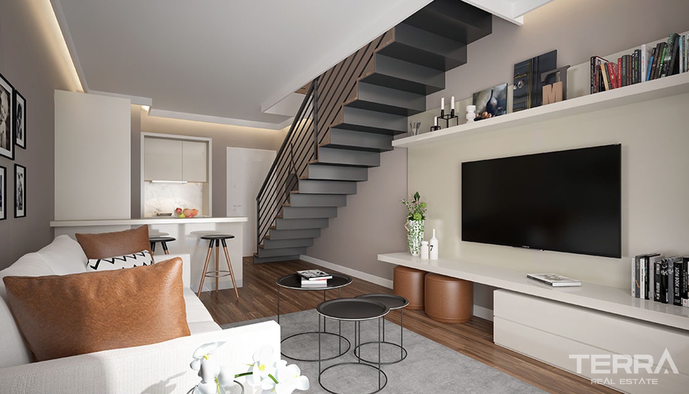 Modern Apartments in the Finance Center of Istanbul Levent - 16875