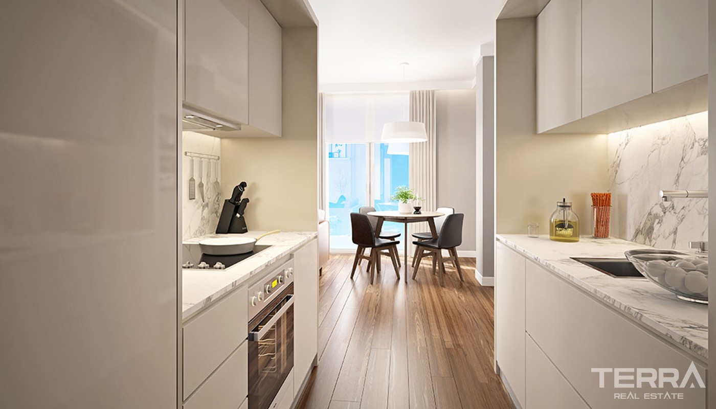 Modern Apartments in the Finance Center of Istanbul Levent - 16876