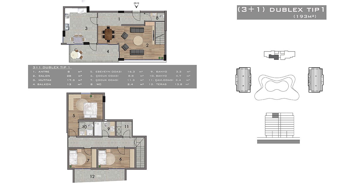 Luxury Apartments in Gazipaşa for Sale near the Beach and City Center - 16755