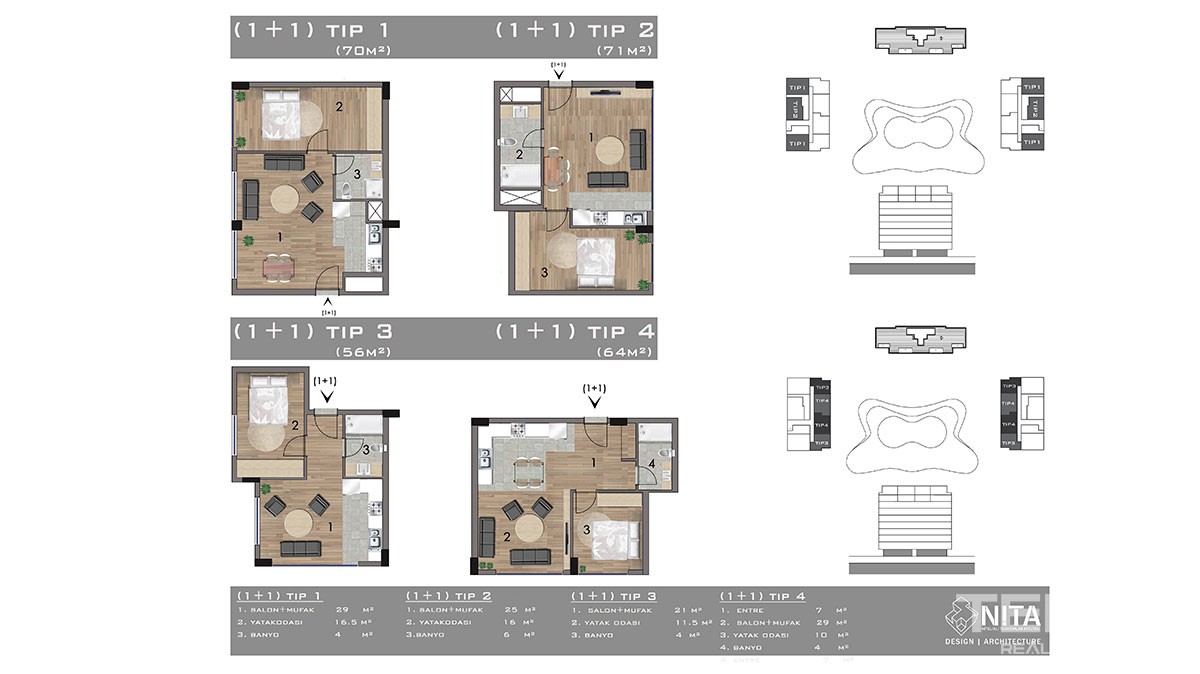 Luxury Apartments in Gazipaşa for Sale near the Beach and City Center - 16757